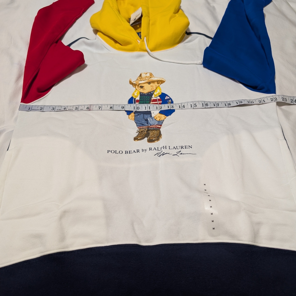 Polo by Ralph Lauren Men's Colorblock Bear Hoodie - Picture 9 of 13